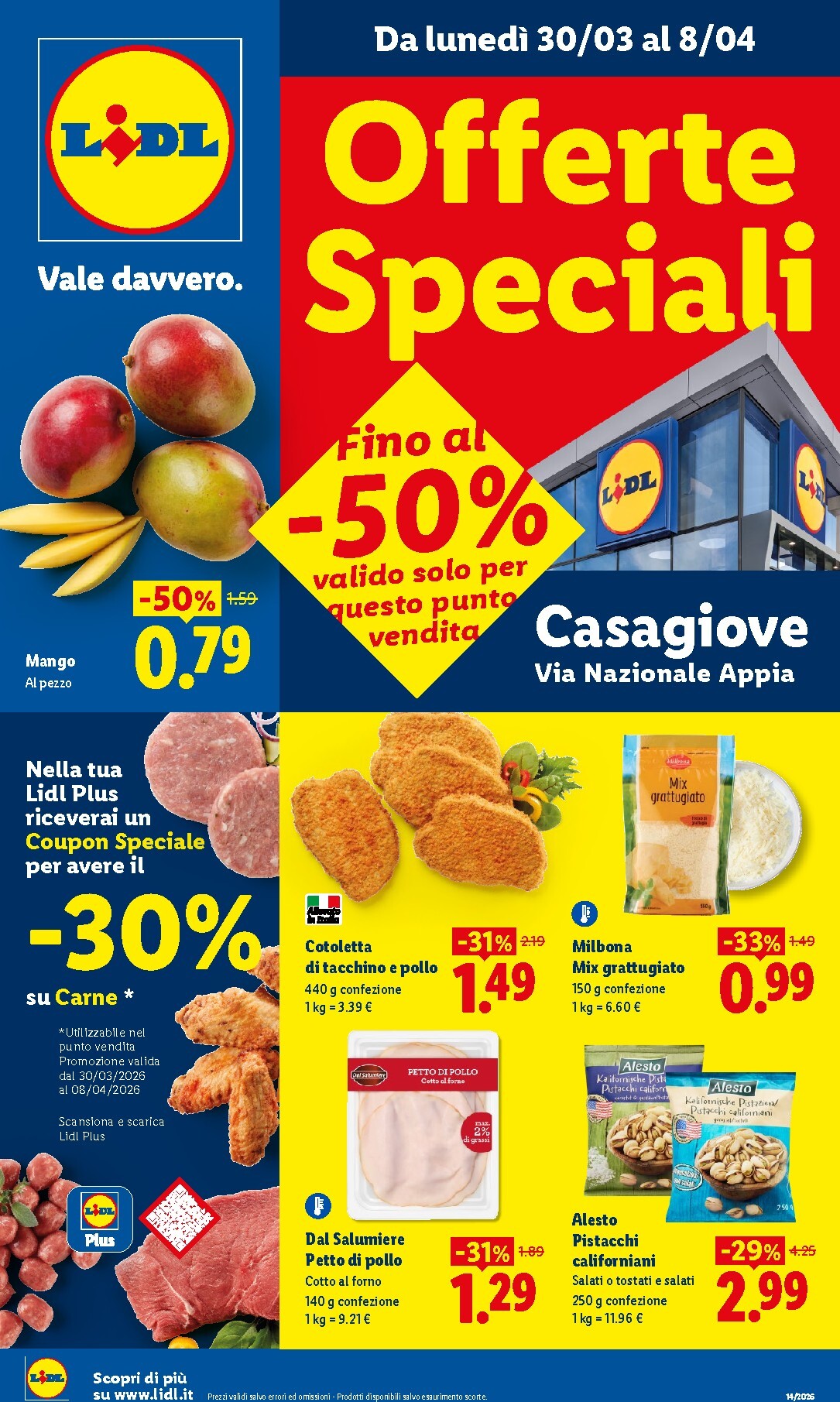 Volantino Lidl - Casagiove valido dal 30/03/2026 al 08/04/2026