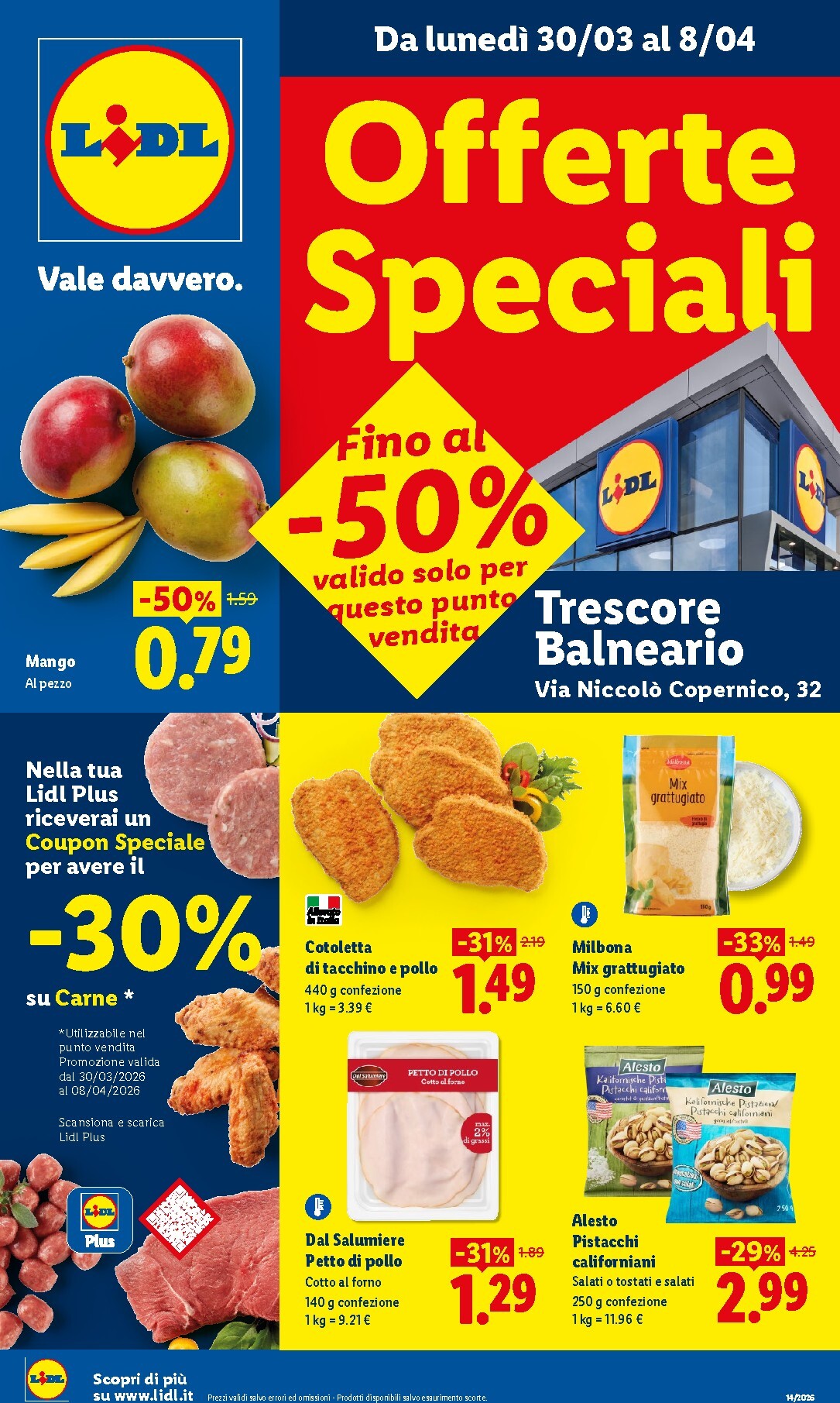 Volantino Lidl - Trescore Balneario valido dal 30/03/2026 al 08/04/2026