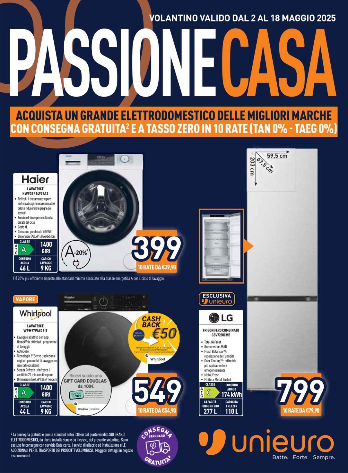 Volantino Unieuro valido dal 02/05 al 18/05