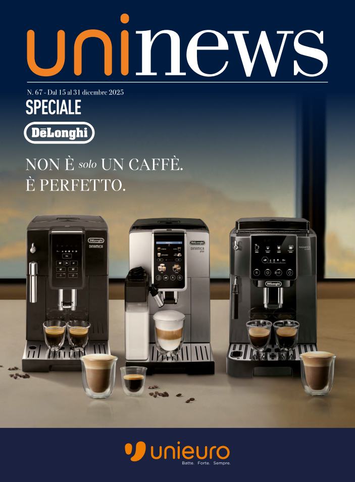 Volantino Unieuro - Speciale DeLonghi Sfoglia lo speciale valido dal 15/12 al 31/12