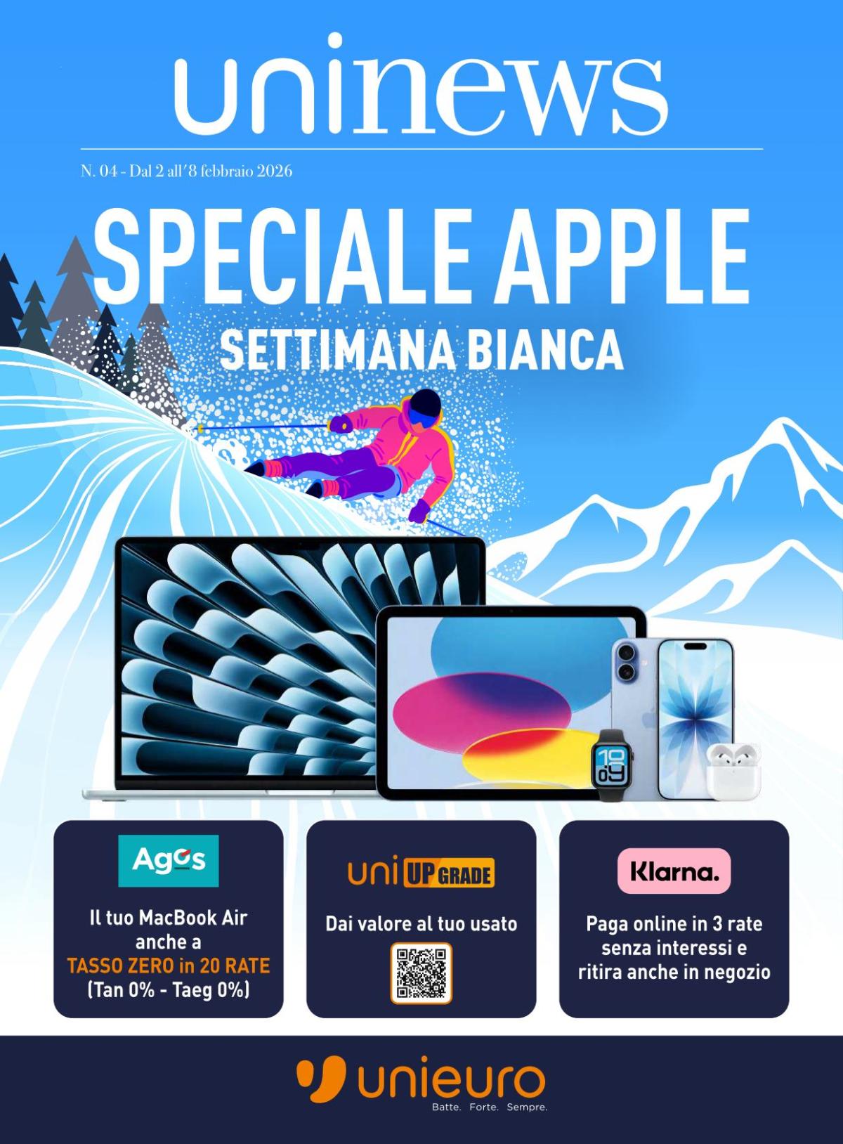 Volantino Unieuro - Speciale Apple valido dal 02/02/2026 al 08/02/2026