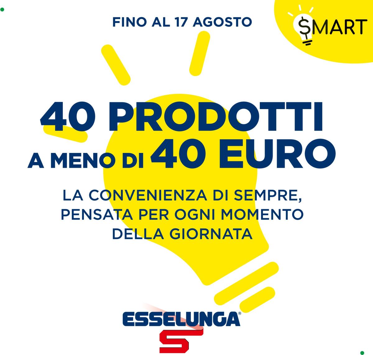 Volantino Esselunga - Smart valido dal 26/06 al 17/08