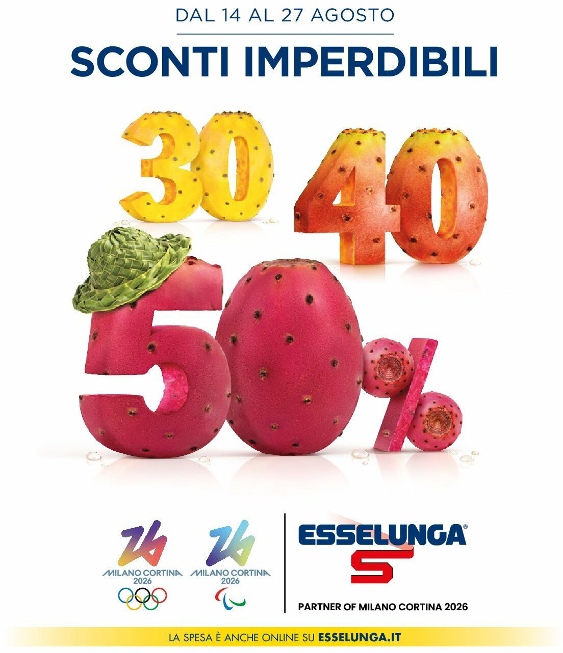 Volantino Esselunga valido dal 14/08 al 27/08