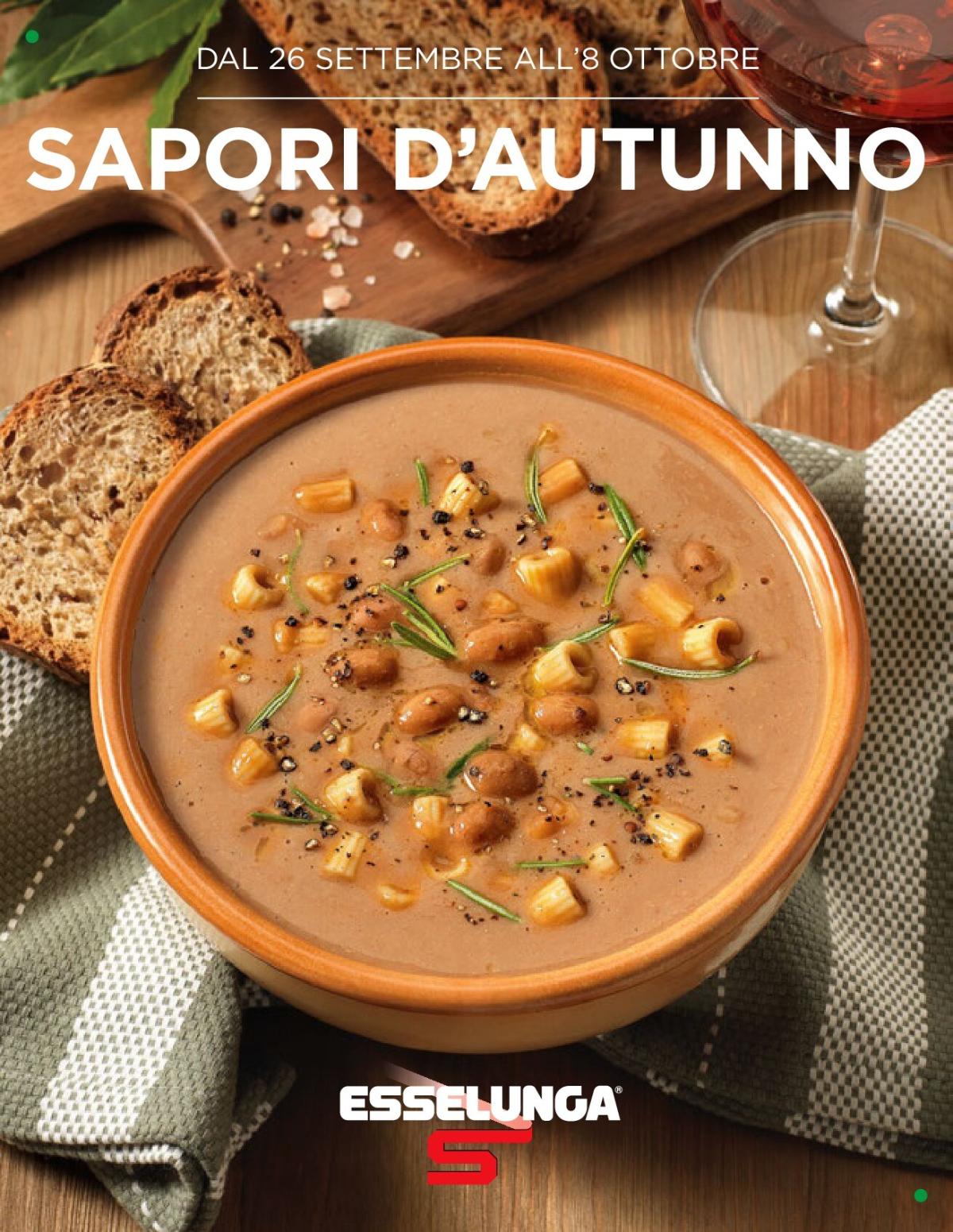 Volantino Esselunga - Sapori d'Autunno valido dal 26/09 al 08/10