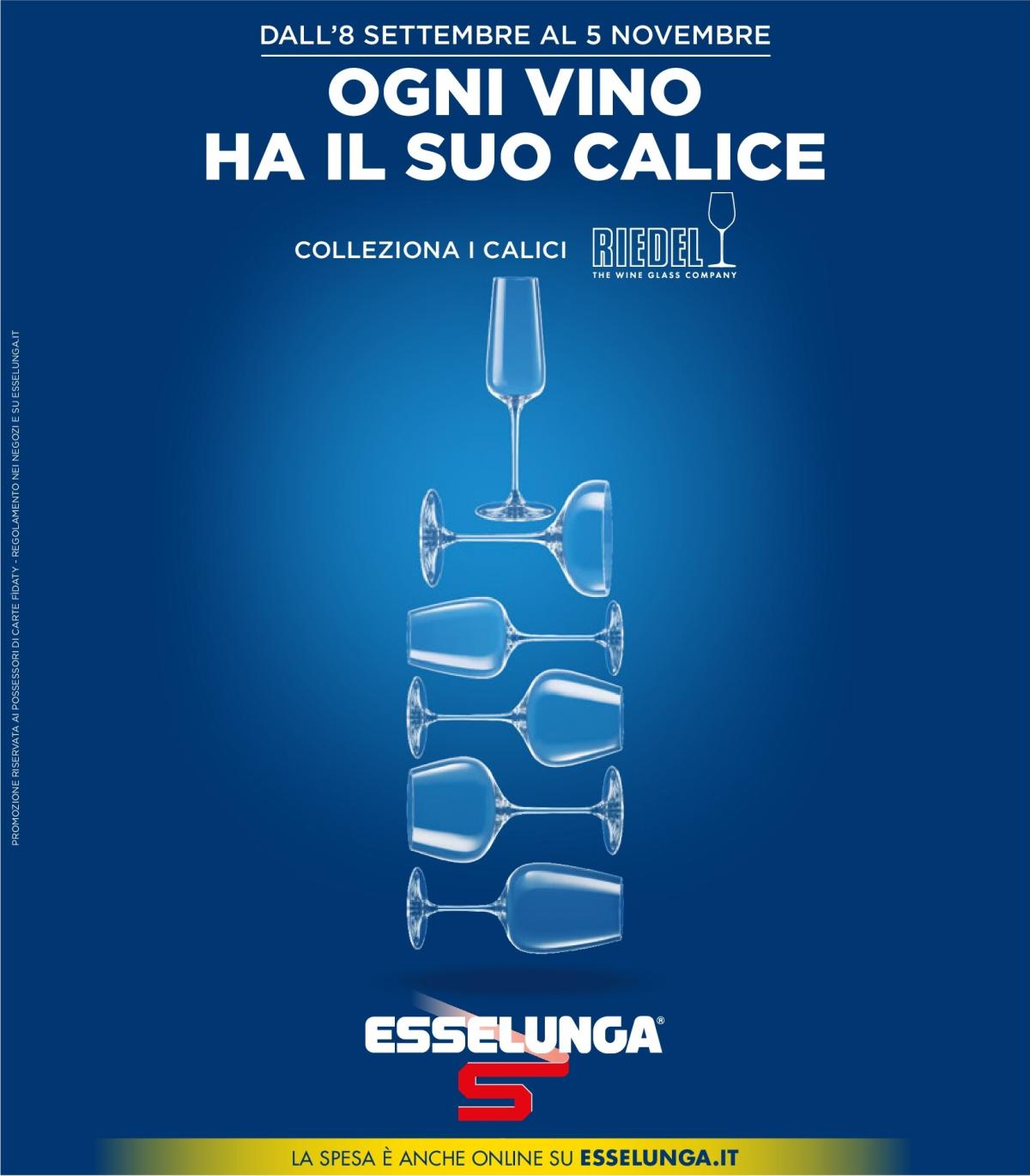 Volantino Esselunga - Collection Riedel - 2° Appuntamento valido dal 26/09 al 08/10