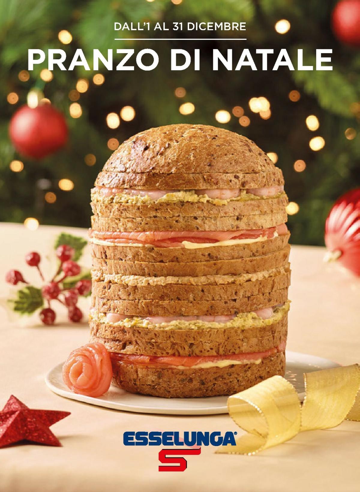 Volantino Esselunga - Pranzo di Natale valido dal 01/12 al 31/12