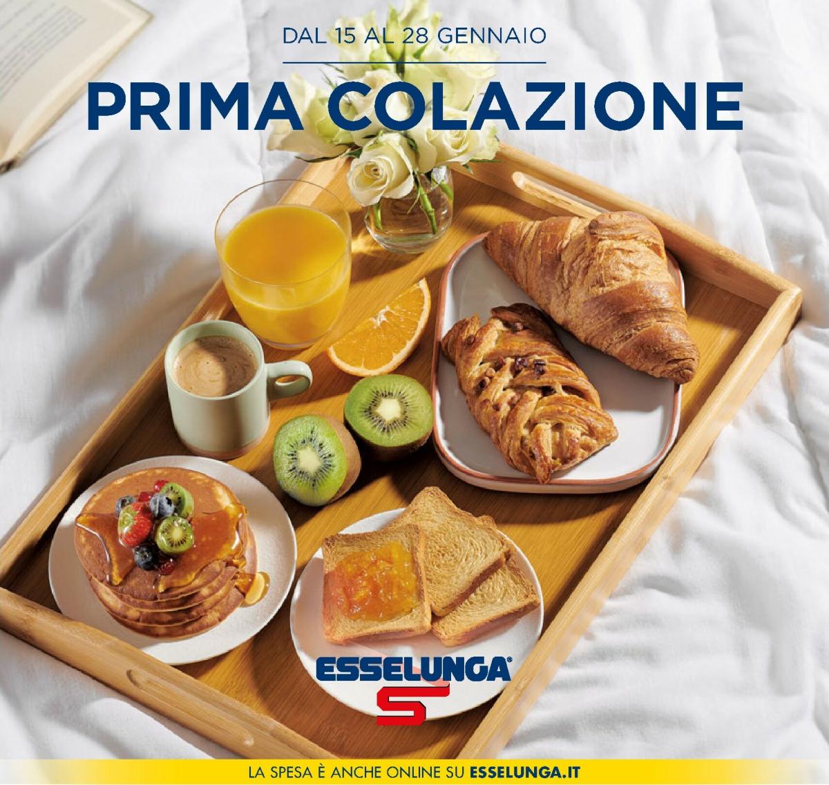 Volantino Esselunga - Colazione valido dal 15/01 al 28/01