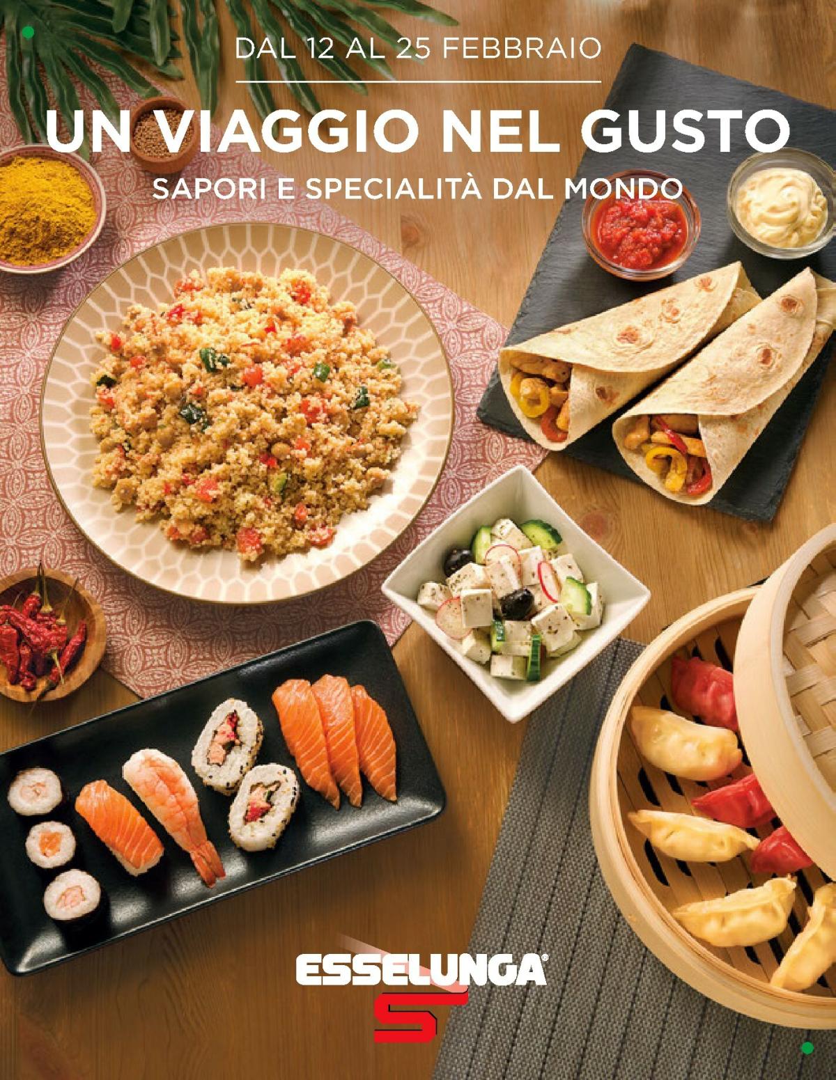 Volantino Esselunga - Cucine dal Mondo valido dal 12/02/2026 al 25/02/2026