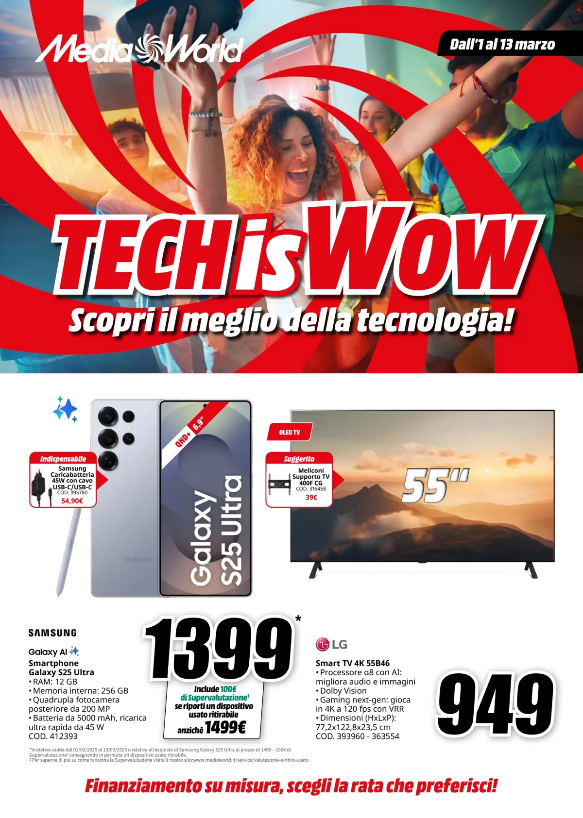 Volantino Mediaworld valido dal 01/03 al 13/03