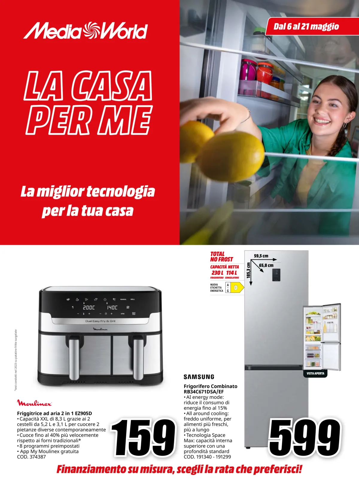 Volantino Mediaworld - La Casa per Me valido dal 06/05 al 21/05