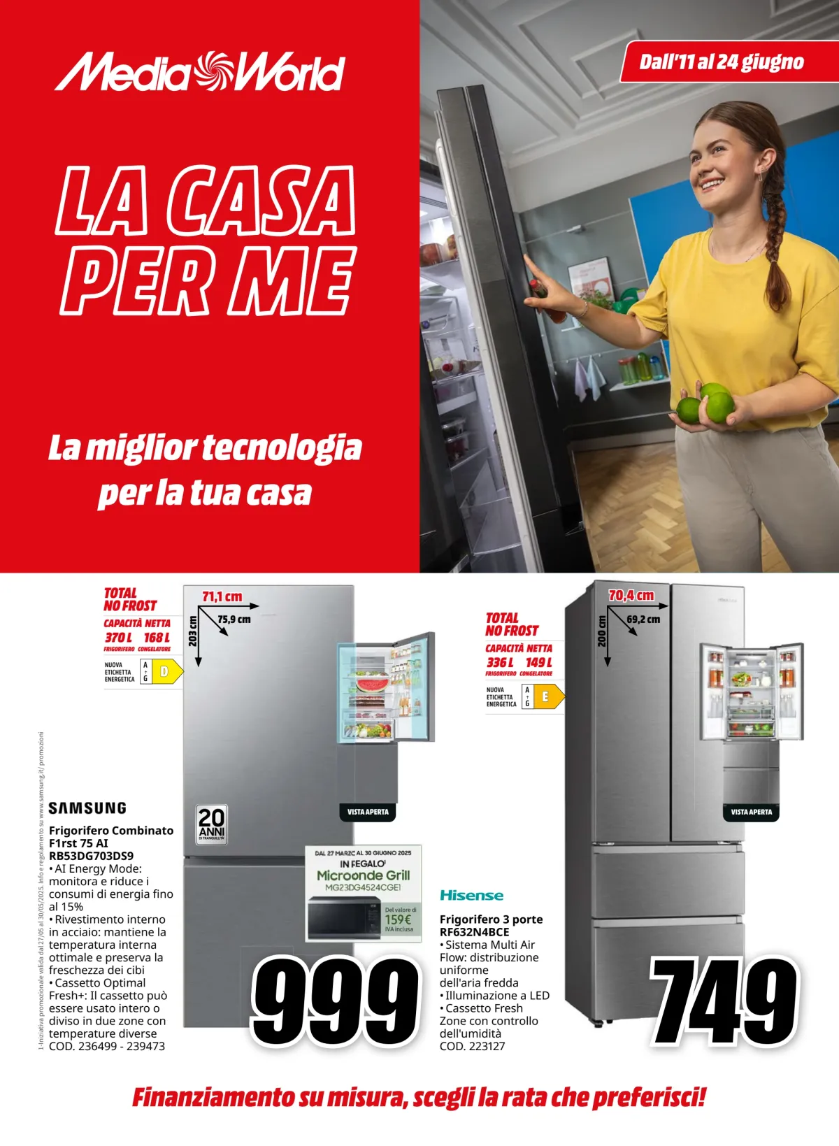 Volantino Mediaworld - La Casa per Me valido dal 11/06 al 24/06