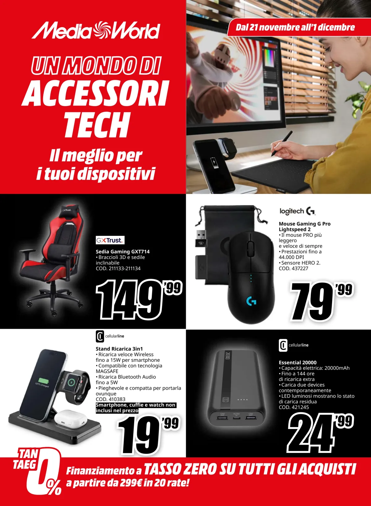 Volantino Mediaworld - Speciale Accessori valido dal 21/11 al 01/12
