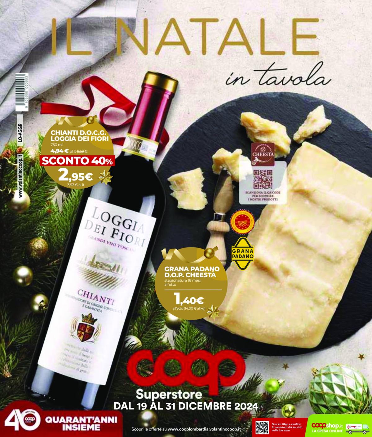 Volantino Coop - Natale valido dal 19/12 al 31/12