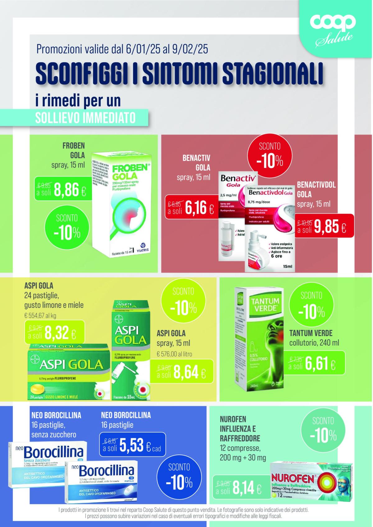 Volantino Coop valido dal 06/01 al 09/02