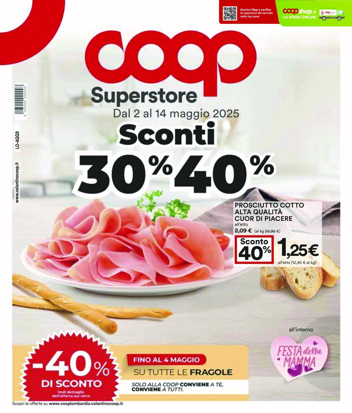 Volantino Coop valido dal 02/05 al 14/05