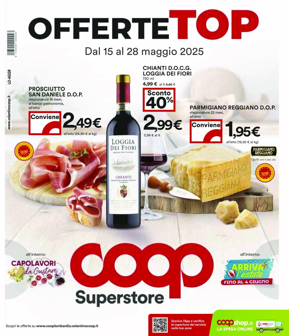 Volantino Coop valido dal 15/05 al 28/05