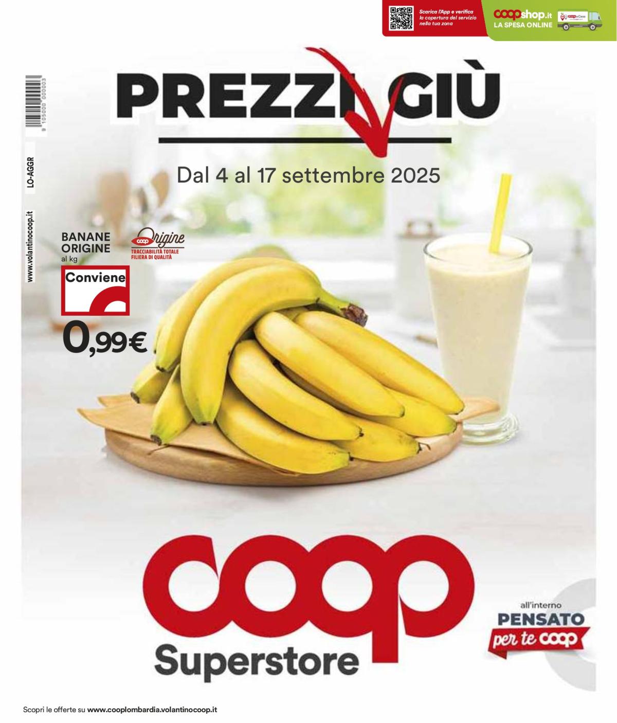 Volantino Coop valido dal 04/09 al 17/09