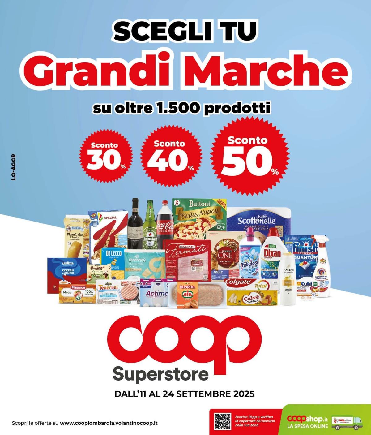 Volantino Coop - Superstore valido dal 11/09 al 24/09