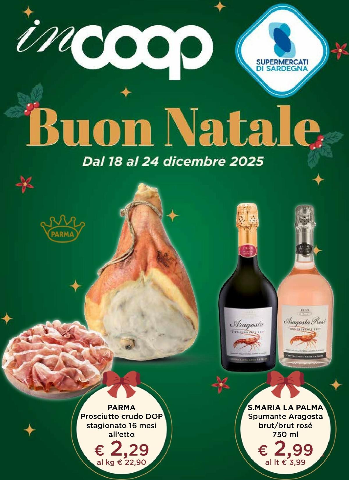 Volantino inCoop - Buon Natale valido dal 18/12 al 24/12