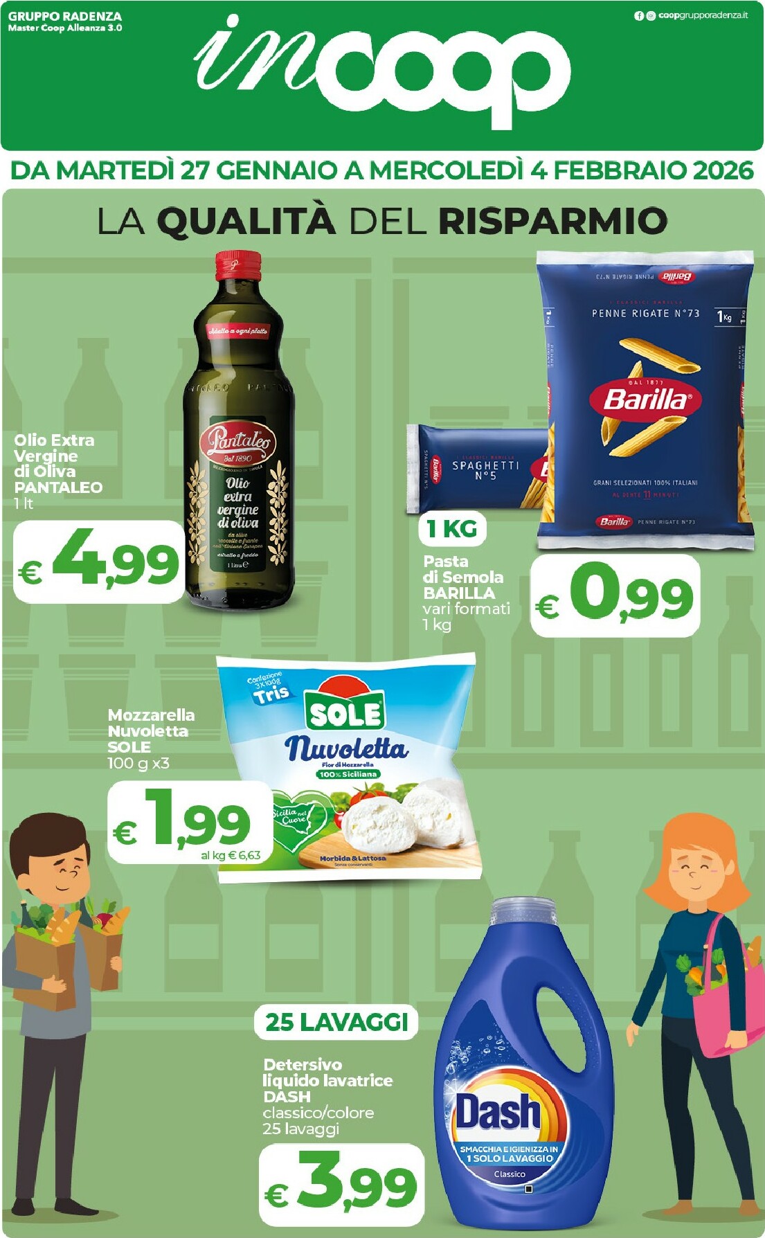 Volantino inCoop valido dal 27/01 al 04/02