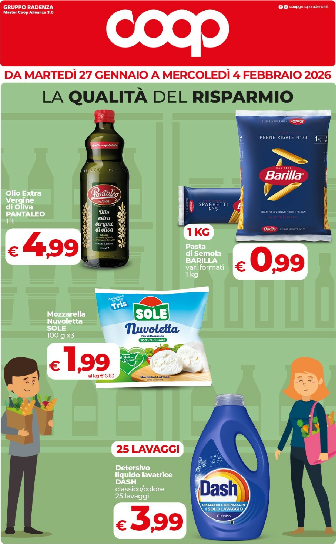 Volantino Coop valido dal 27/01 al 04/02