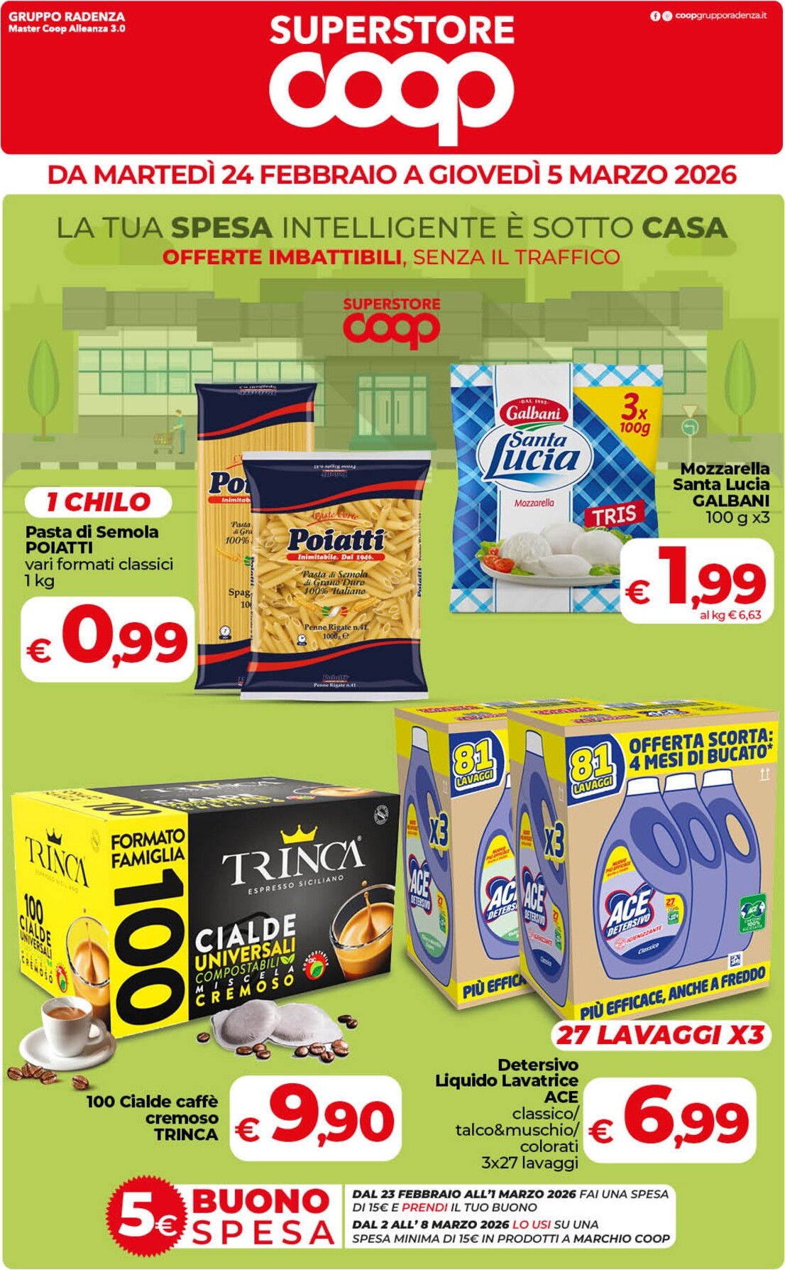 Volantino Coop - Superstore valido dal 24/02/2026 al 05/03/2026
