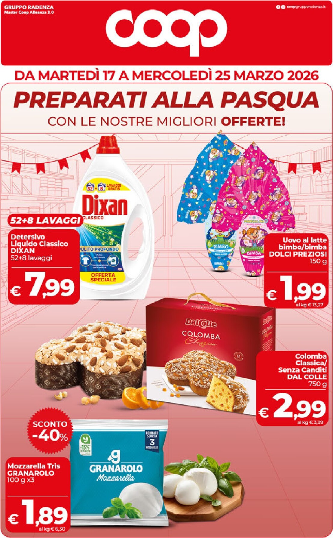 Volantino Coop valido dal 17/03/2026 al 25/03/2026