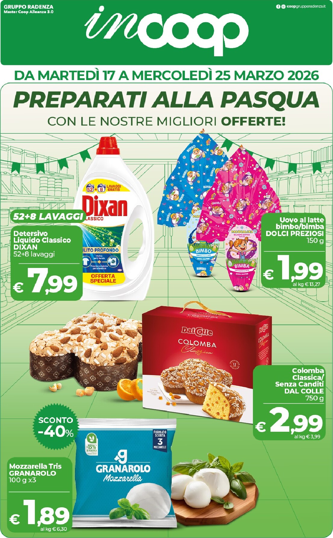 Volantino inCoop valido dal 17/03/2026 al 25/03/2026