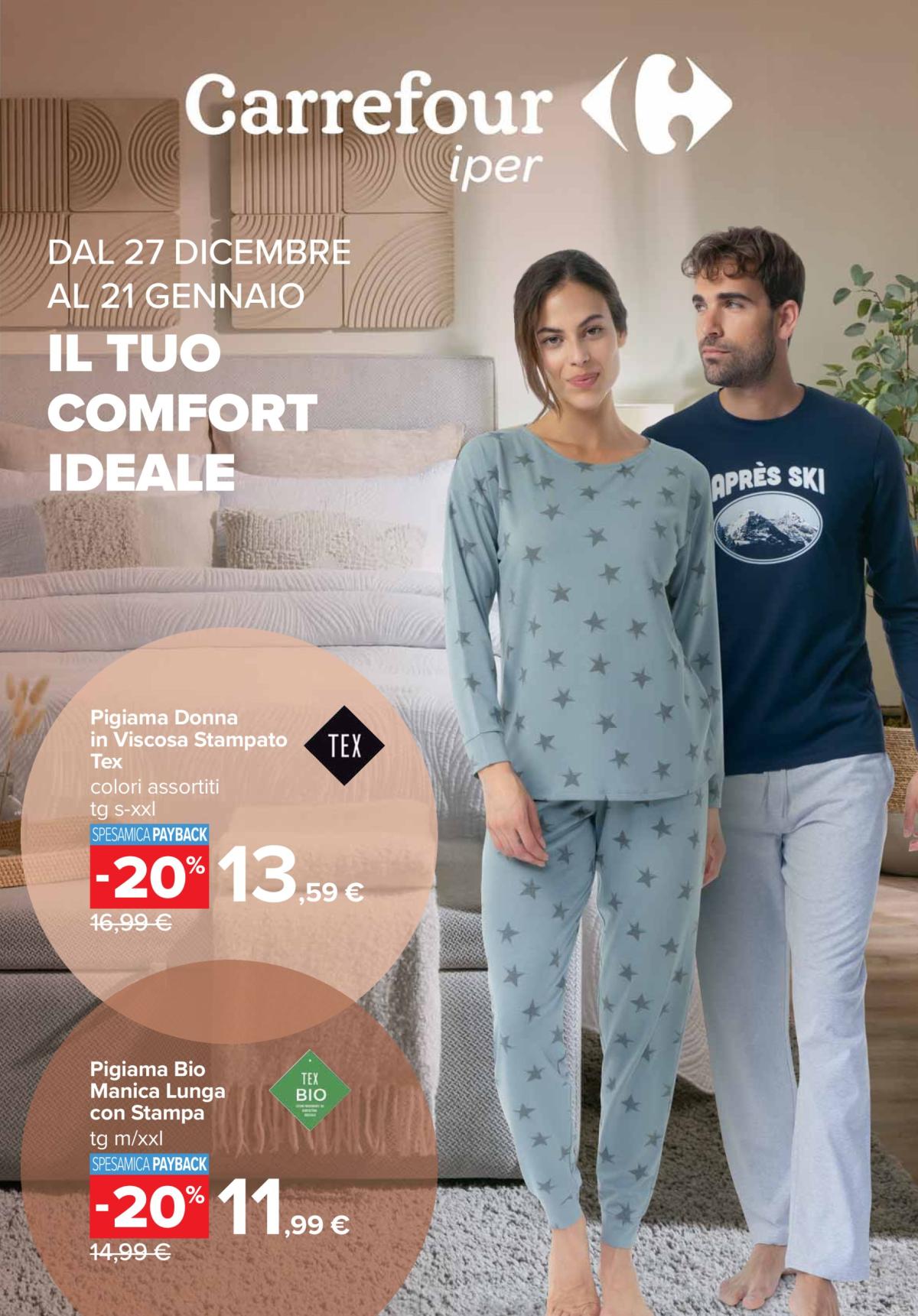 Volantino Carrefour - Catalogo intimo valido dal 27/12 al 21/01