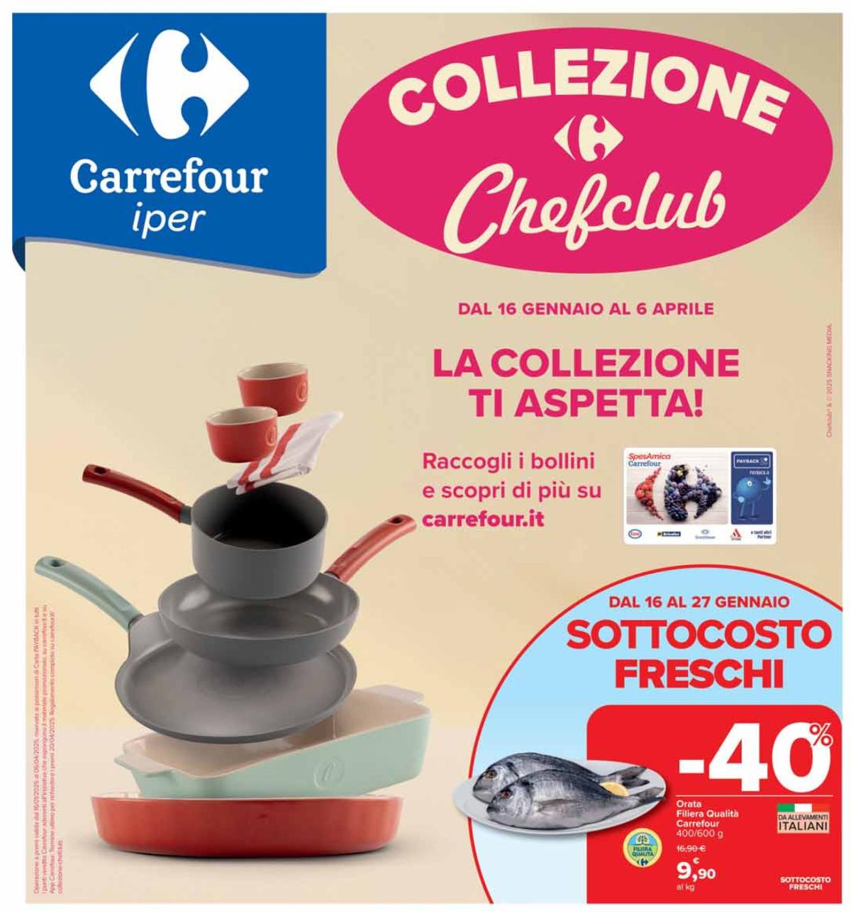 Volantino Carrefour - Sottocosto Freschi valido dal 16/01 al 27/01