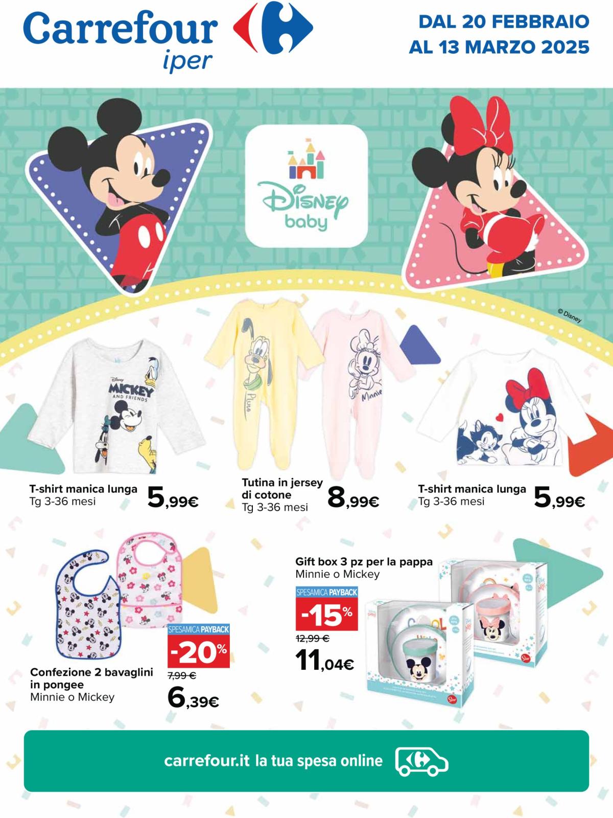 Volantino Carrefour - Speciale Disney valido dal 20/02 al 13/03