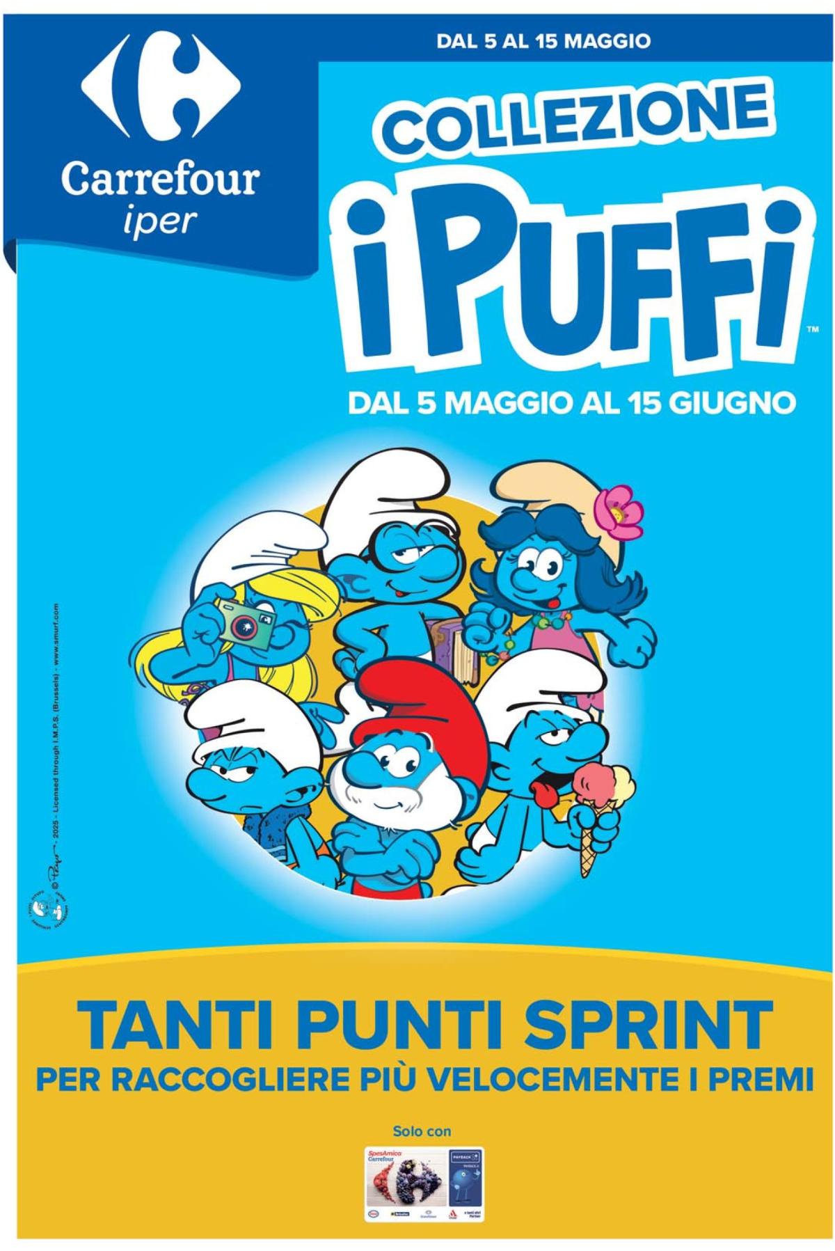 Volantino Carrefour - Punti Sprint Payback valido dal 05/05 al 15/05