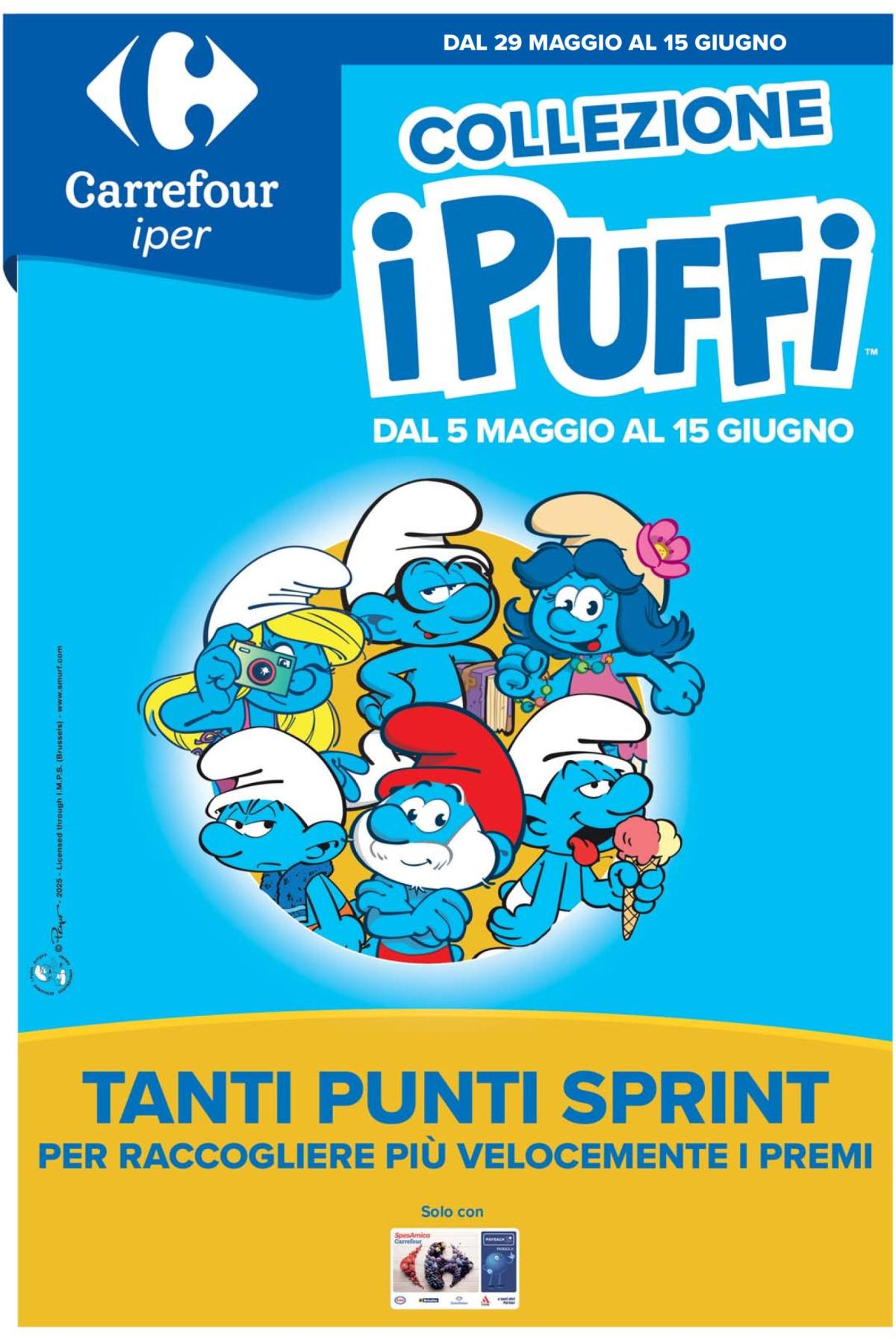 Volantino Carrefour - Punti Sprint Payback valido dal 29/05 al 15/06