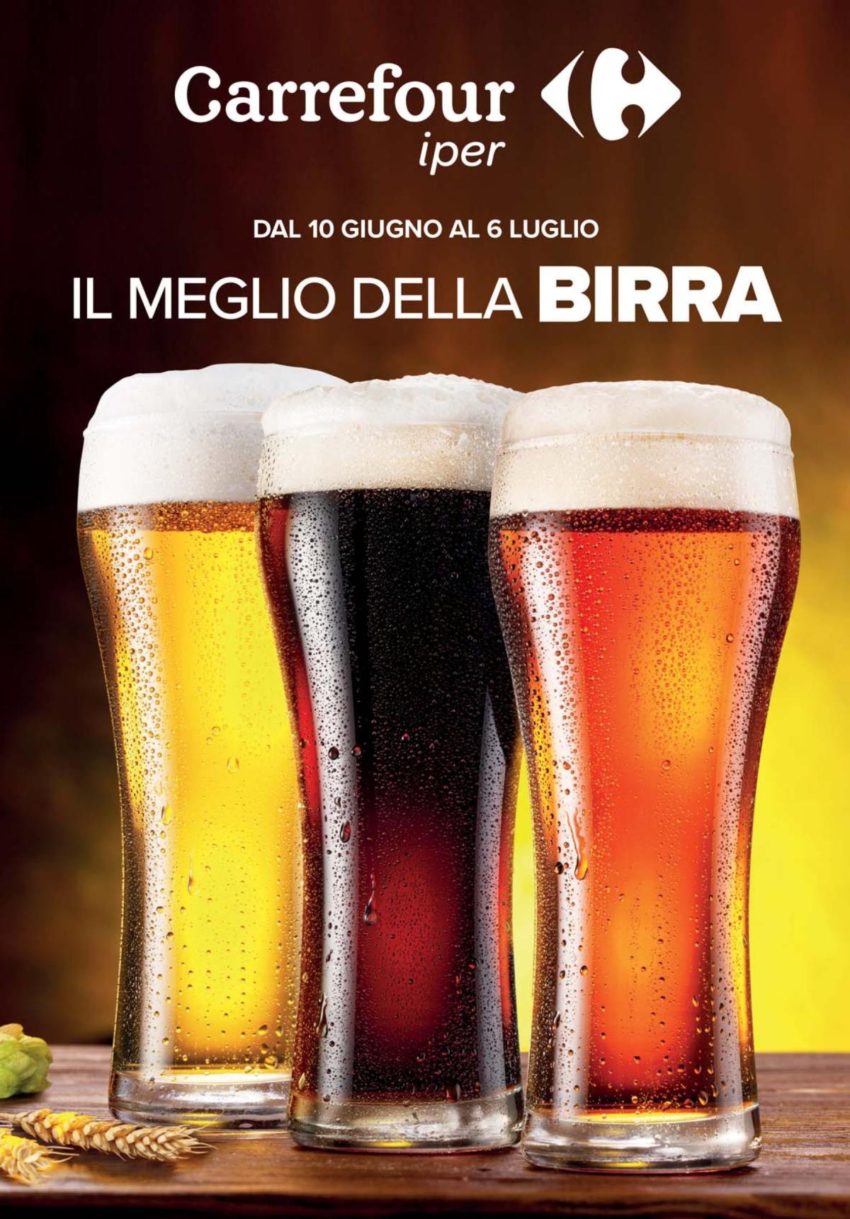 Volantino Carrefour - Catalogo birre valido dal 10/06 al 06/07
