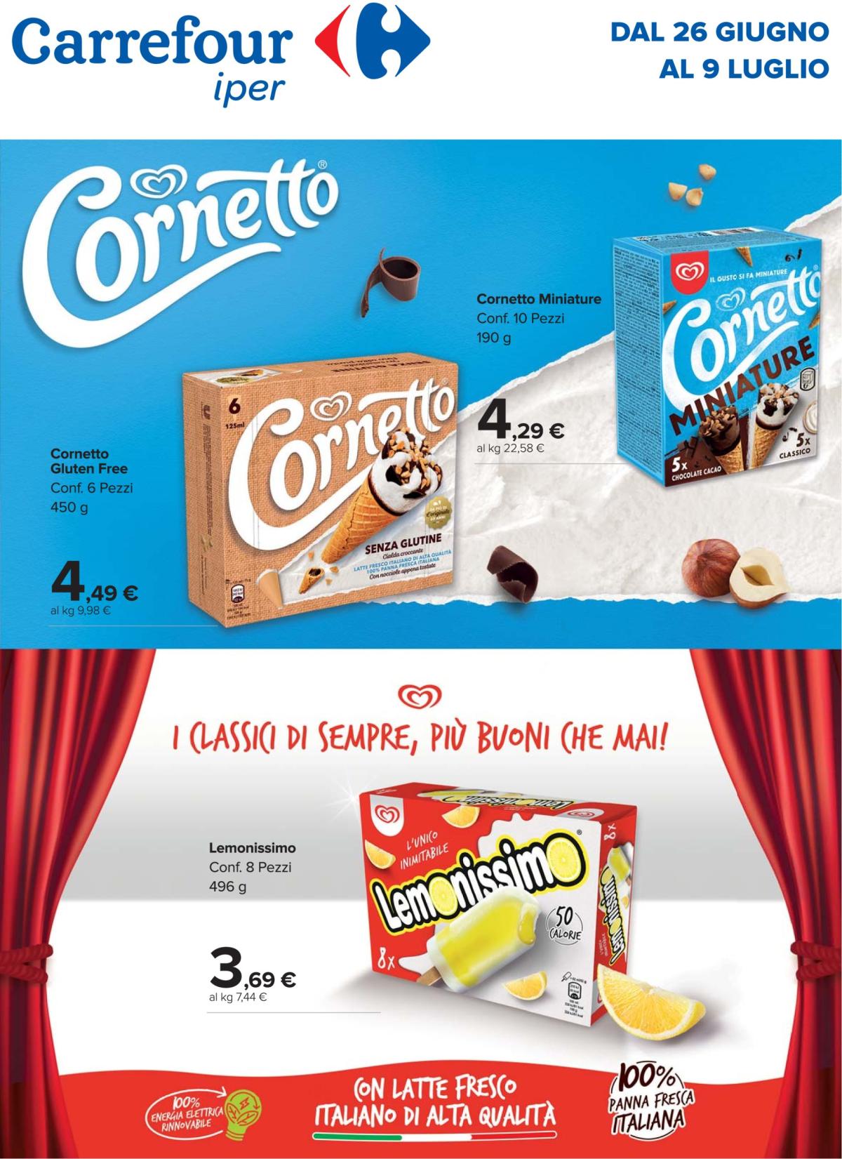 Volantino Carrefour valido dal 26/06 al 09/07