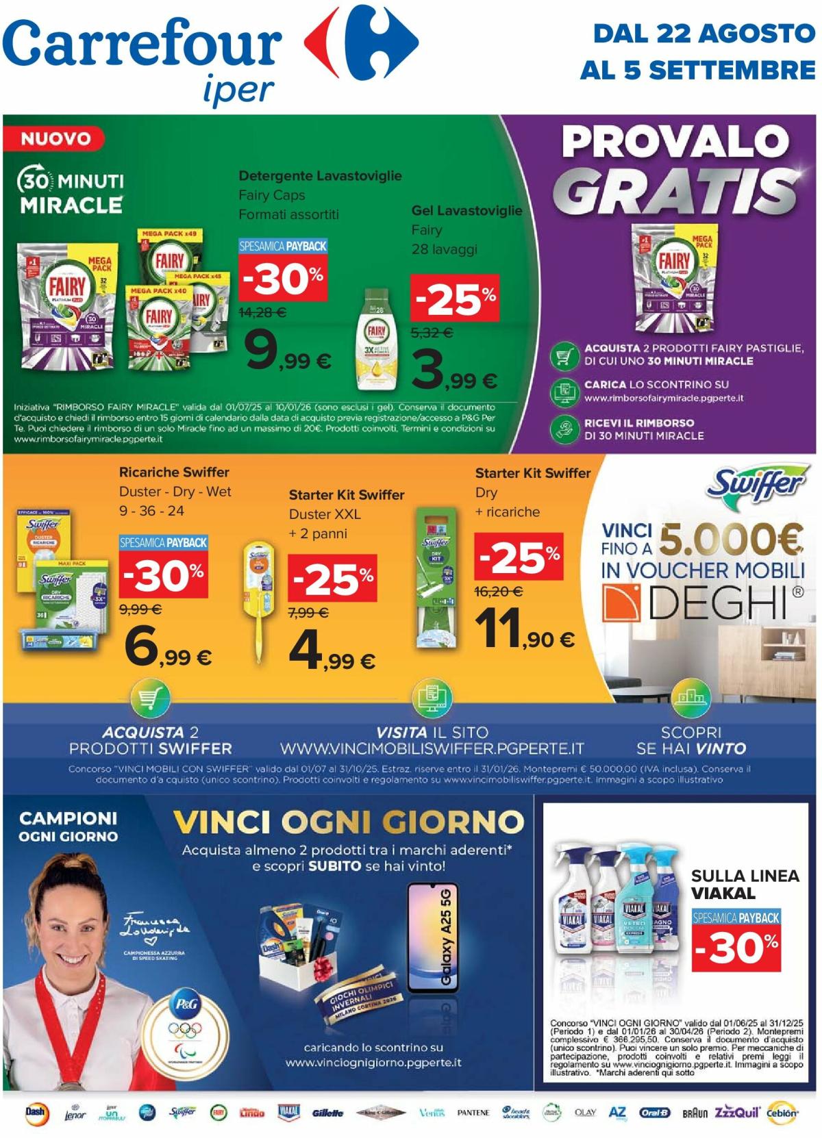 Volantino Carrefour - Speciale offerte imperdibili valido dal 22/08 al 05/09