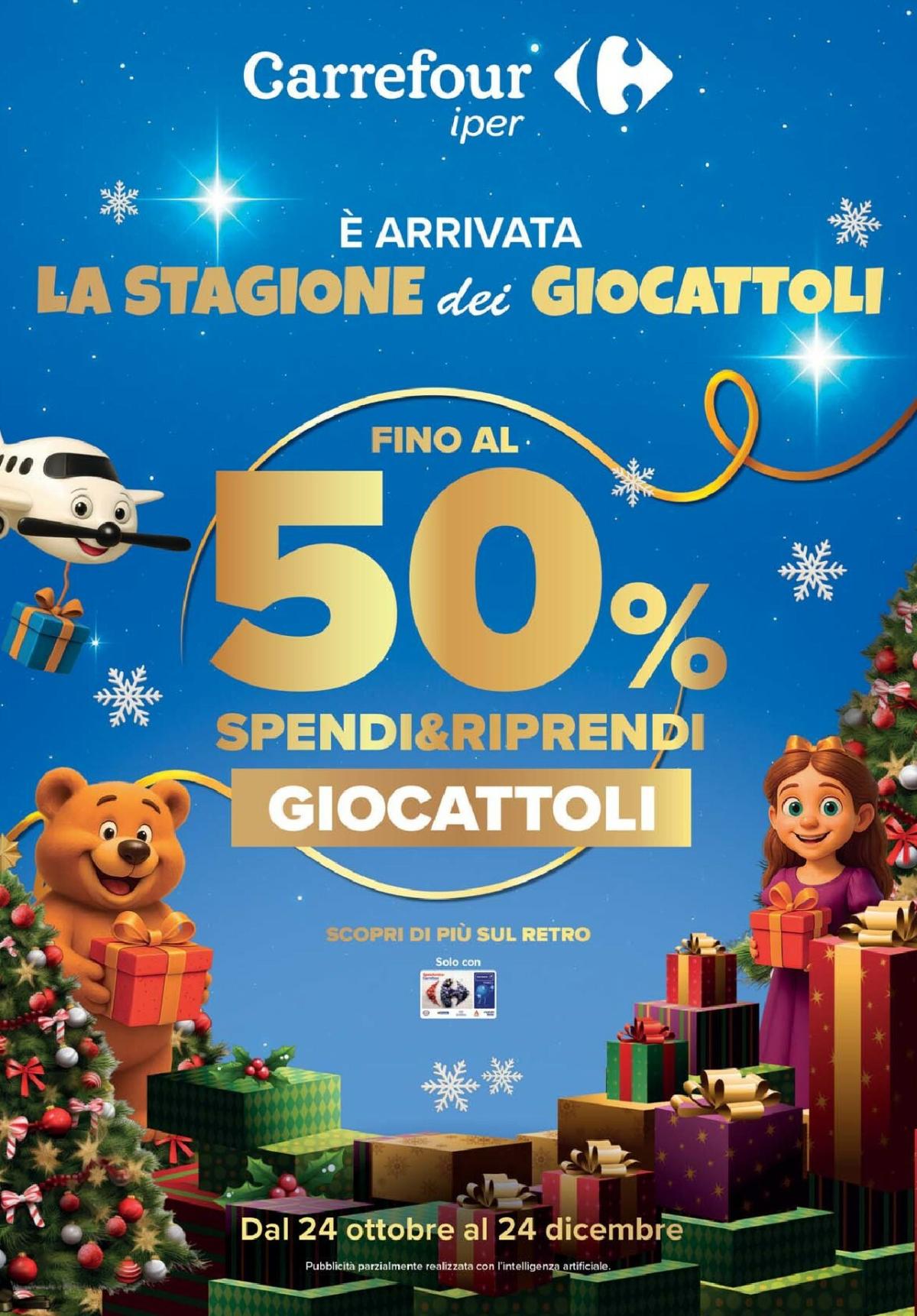 Volantino Carrefour - Catalogo giocattoli valido dal 24/10 al 24/12