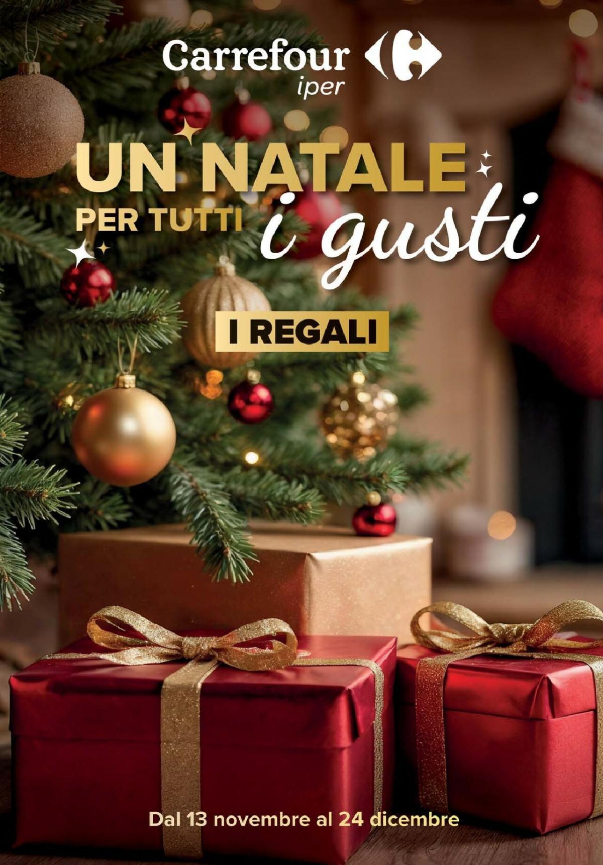 Volantino Carrefour - Catalogo idee regalo valido dal 13/11 al 24/12