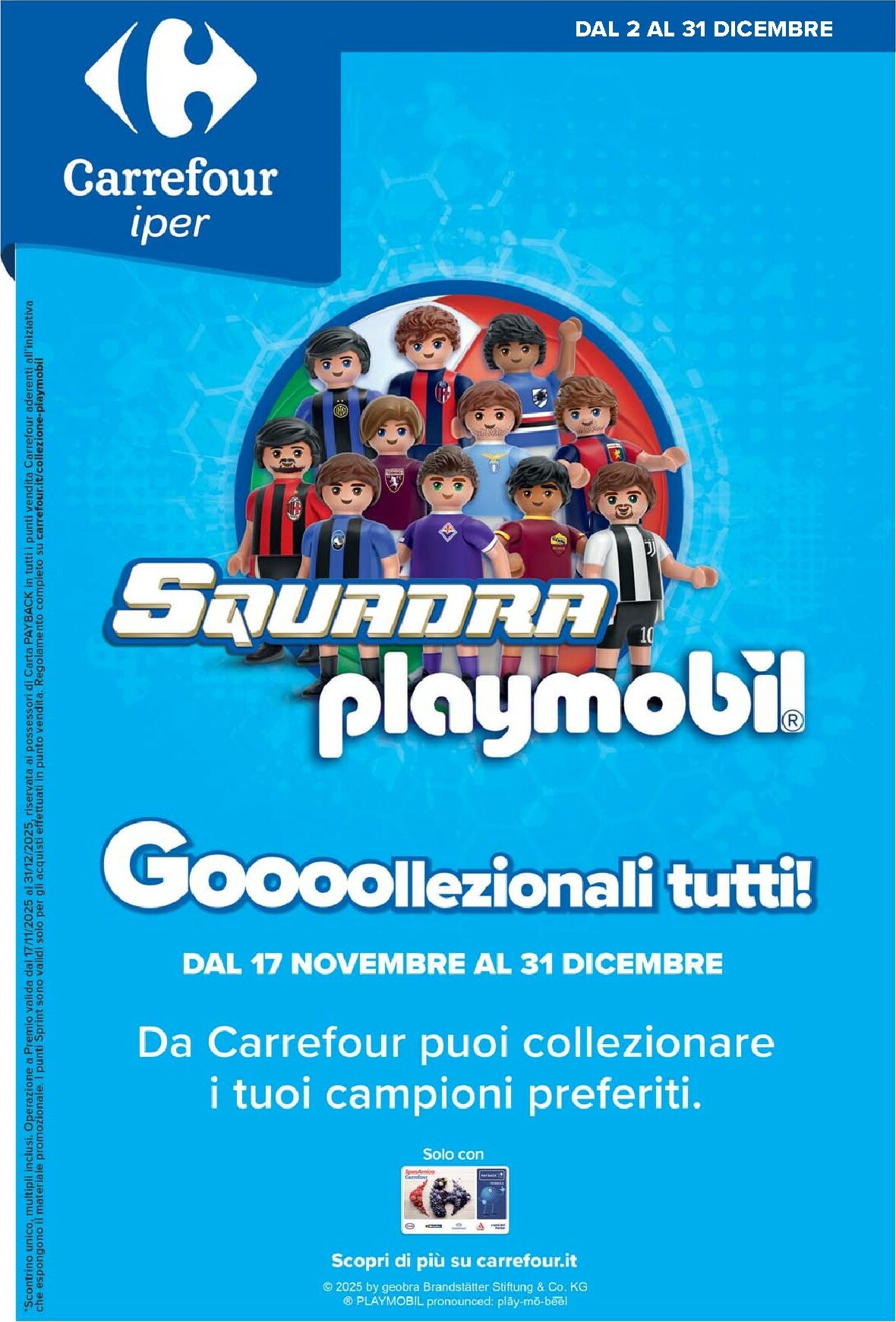 Volantino Carrefour - Punti Sprint Payback valido dal 02/12 al 31/12