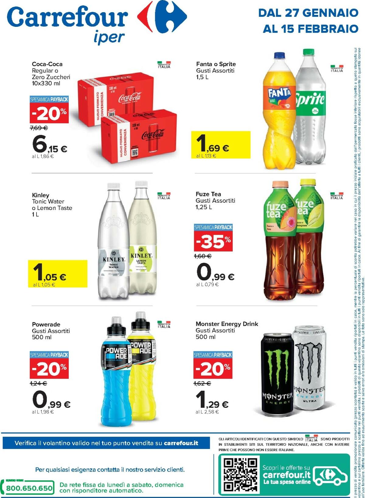 Volantino Carrefour - Speciale Coca-Cola valido dal 27/01 al 15/02