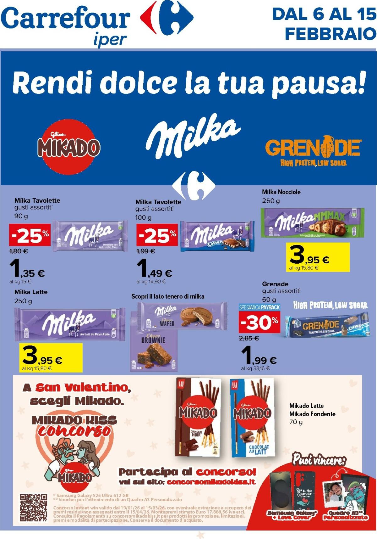 Volantino Carrefour - Speciale dolci valido dal 06/02/2026 al 15/02/2026