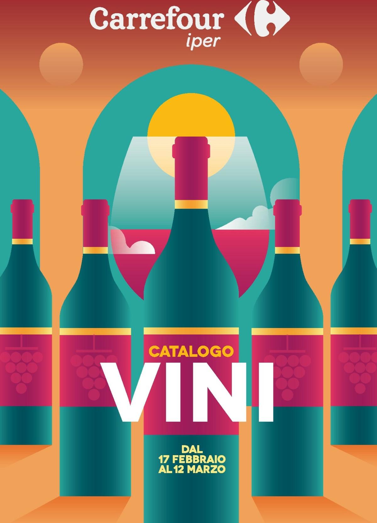 Volantino Carrefour - Catalogo vini valido dal 17/02/2026 al 12/03/2026