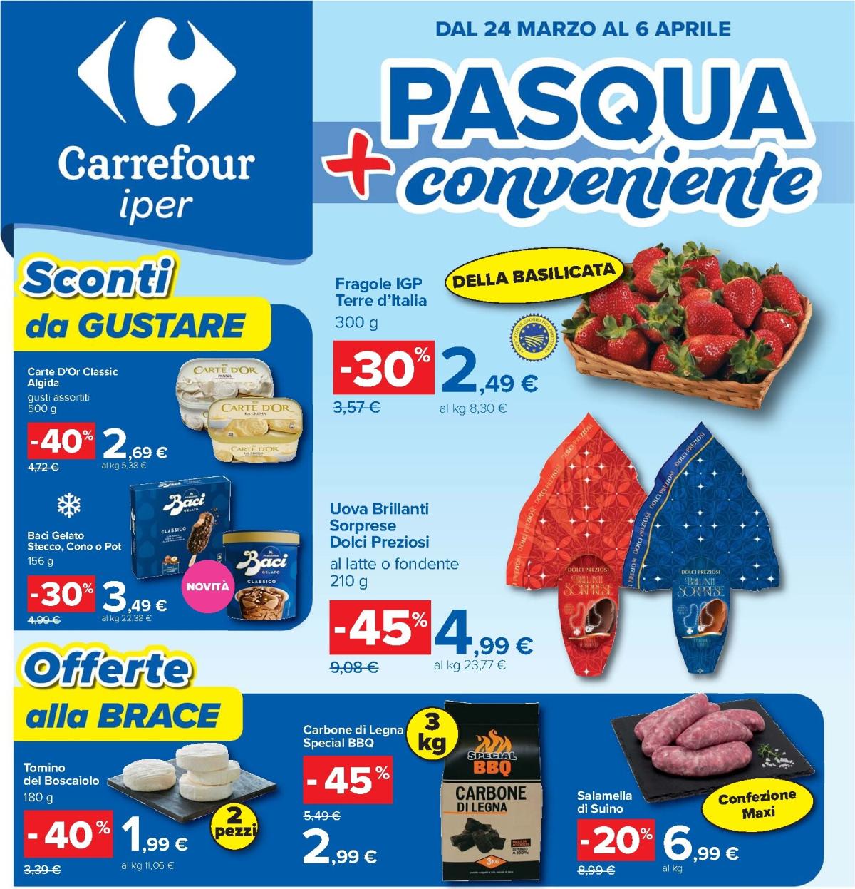 Volantino Carrefour valido dal 24/03/2026 al 06/04/2026
