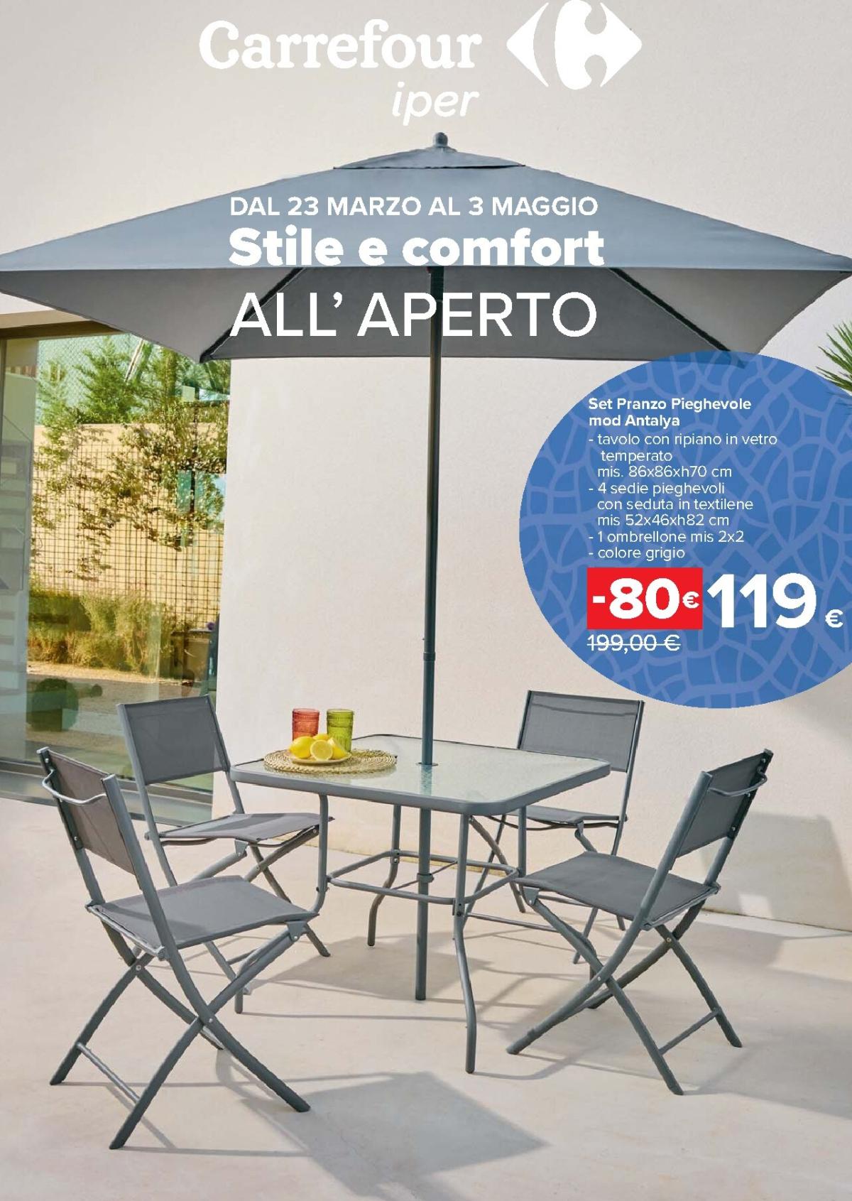 Volantino Carrefour - Catalogo arredo giardino valido dal 23/03/2026 al 03/05/2026