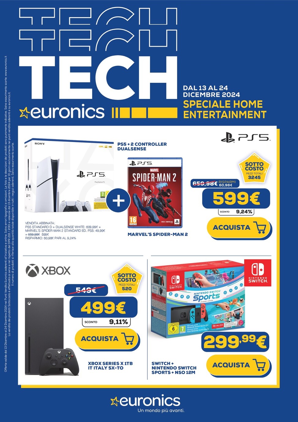 Volantino Euronics - Speciale Home Entertainment valido dal 13/12 al 24/12