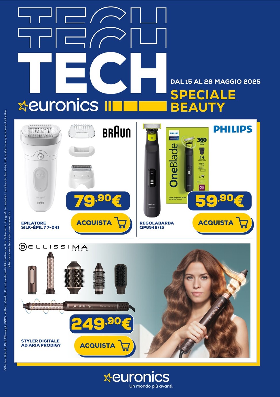 Volantino Euronics - Speciale Piccoli Elettrodomestici valido dal 15/05 al 28/05