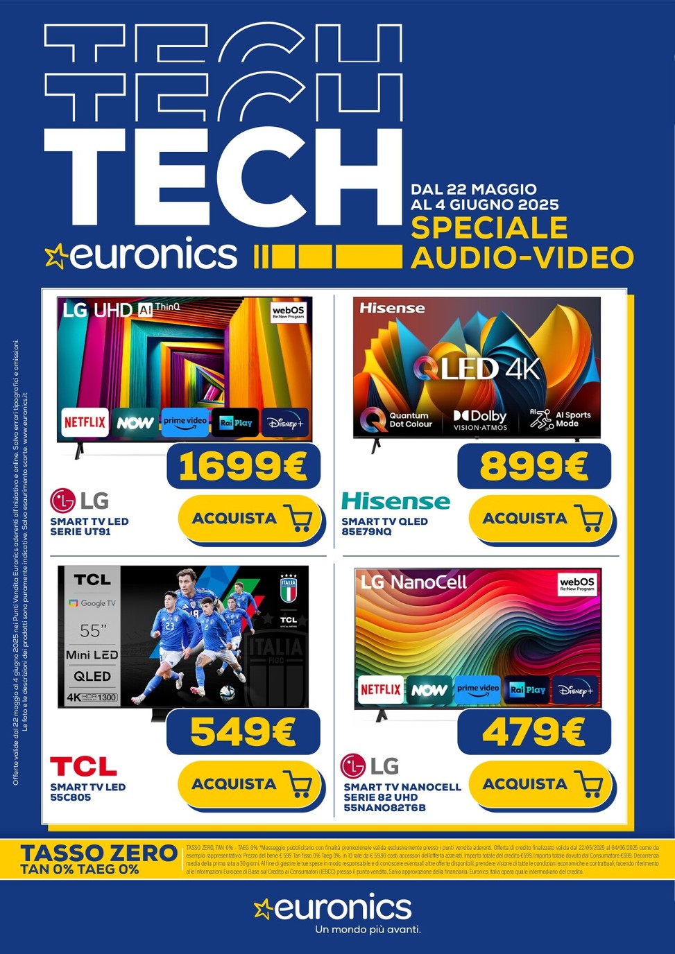 Volantino Euronics - Speciale Audio Video valido dal 22/05 al 04/06