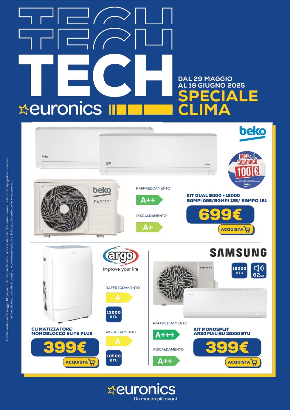Volantino Euronics - Speciale Clima valido dal 29/05 al 18/06