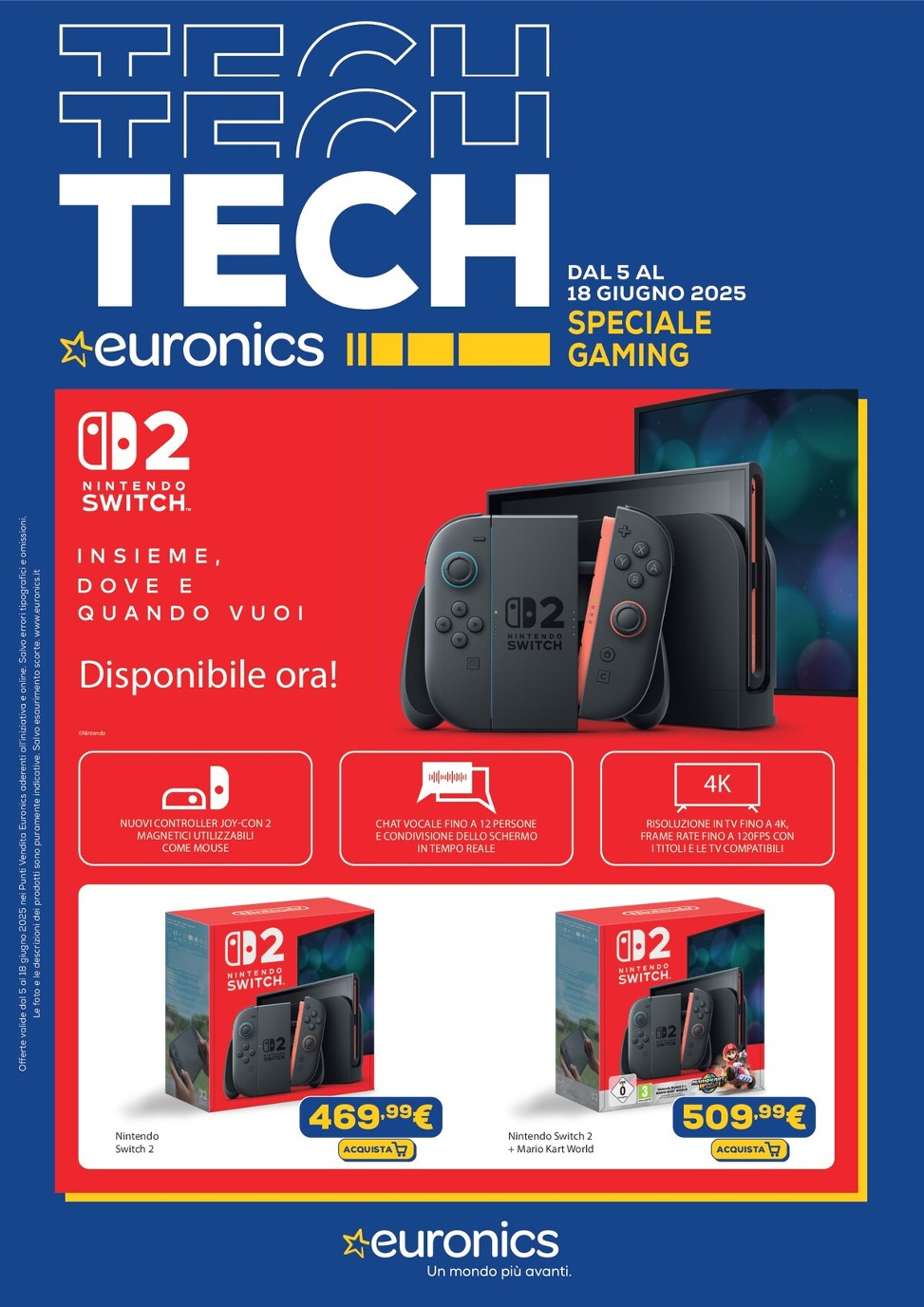 Volantino Euronics - Speciale Gaming valido dal 05/06 al 18/06