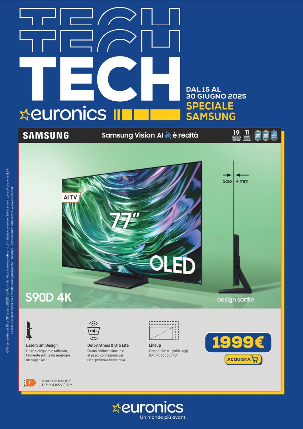 Volantino Euronics - Speciale Samsung valido dal 15/06 al 30/06